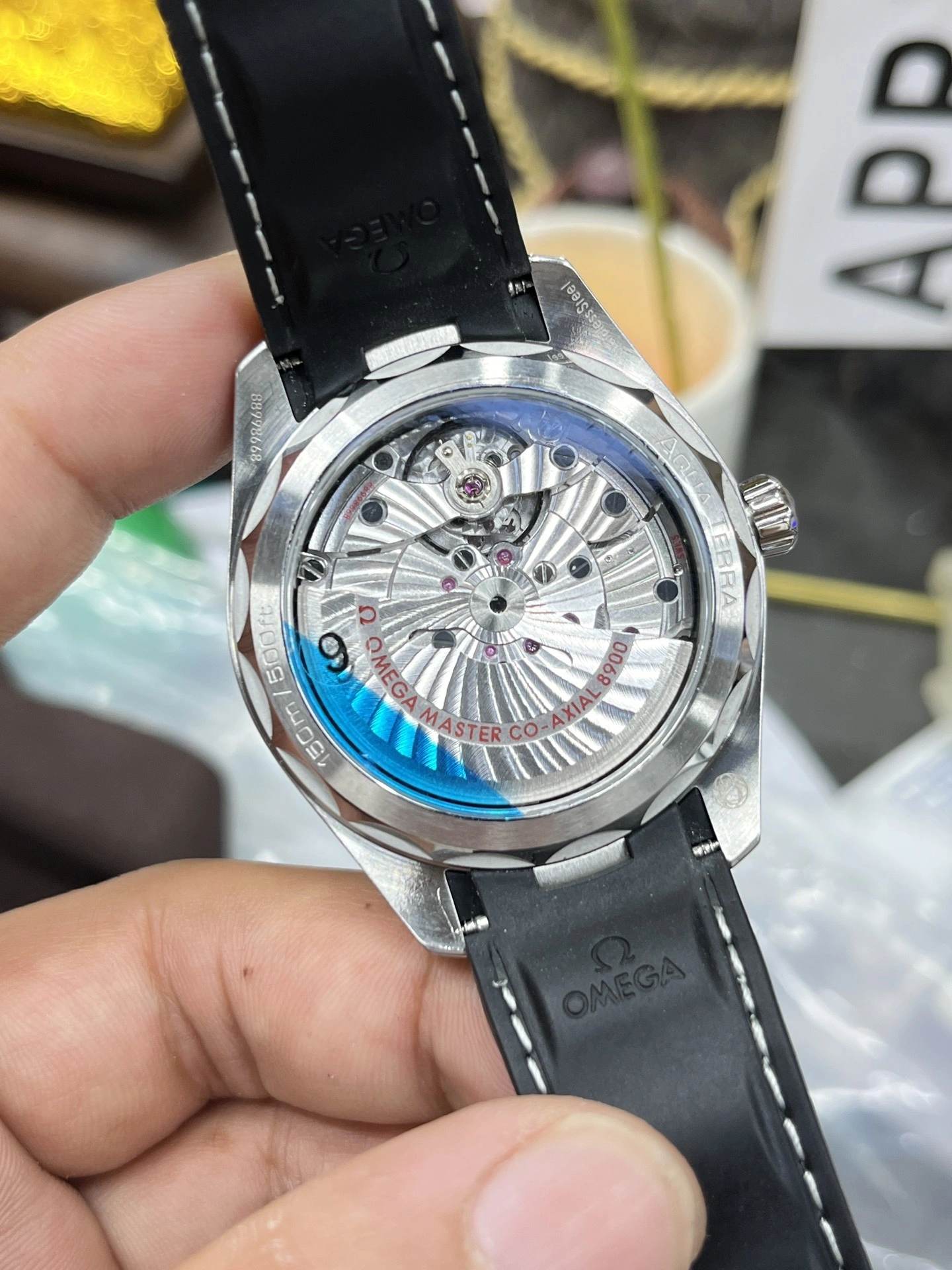 Lightweight CBD Factory Omega Seamaster Aqua Terra 150M 41mm Black Dial Black Rubber Strap (220.12.41.21.01.001) 1:1 Super Clone – DD8900 Movement 256